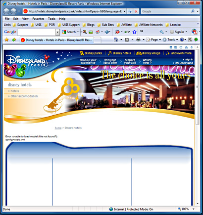 Disney Land Paris - Hotel Booking